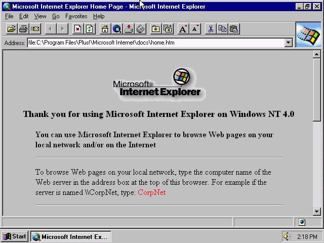 internet explorer 4.01 sp2 installer